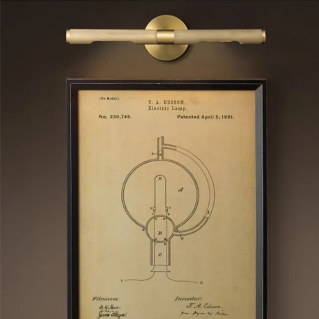 The Linear Brass Modern Wall Light main