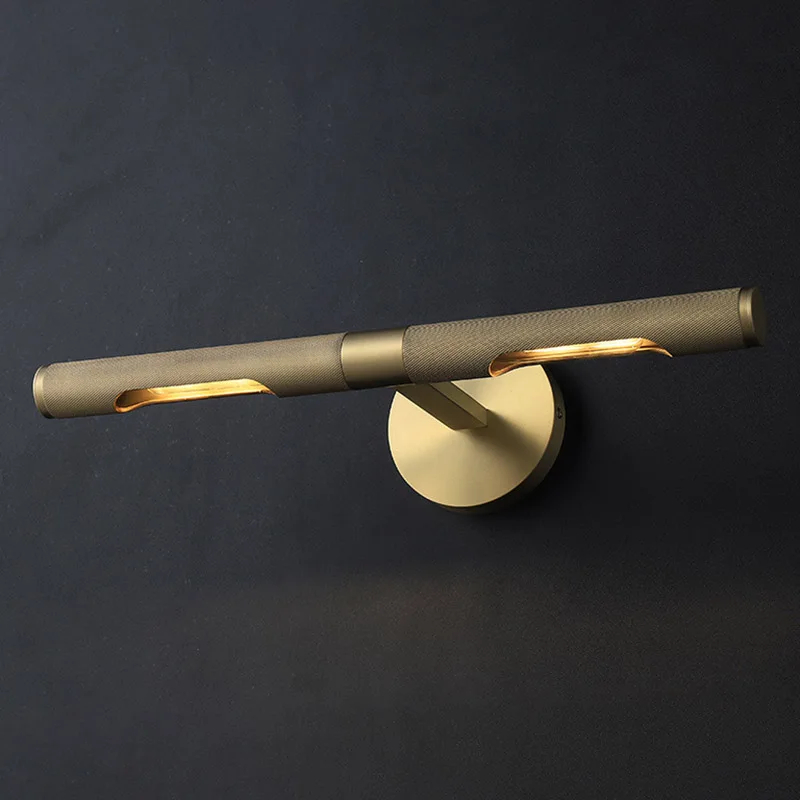 The Linear Brass Modern Wall Light detail c