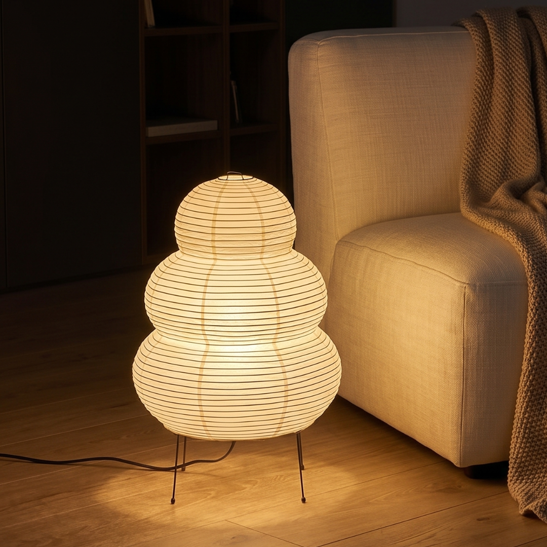 Akari Floor Lamp Lighting On