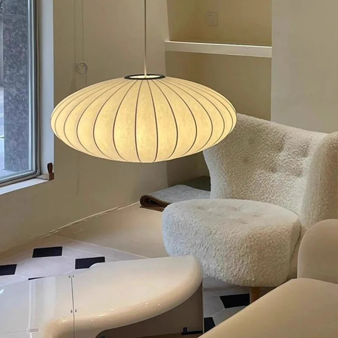 Cocoon Silk Pendant Light dimensions and specifications