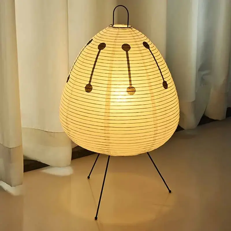 Washi Japanese Paper Table Lamp: Tranquil Illumination lifestyle