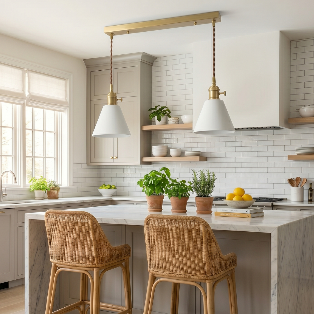 Lumi White Ceramic Pendant Light: Vintage Elegance for Curated Spaces detail b