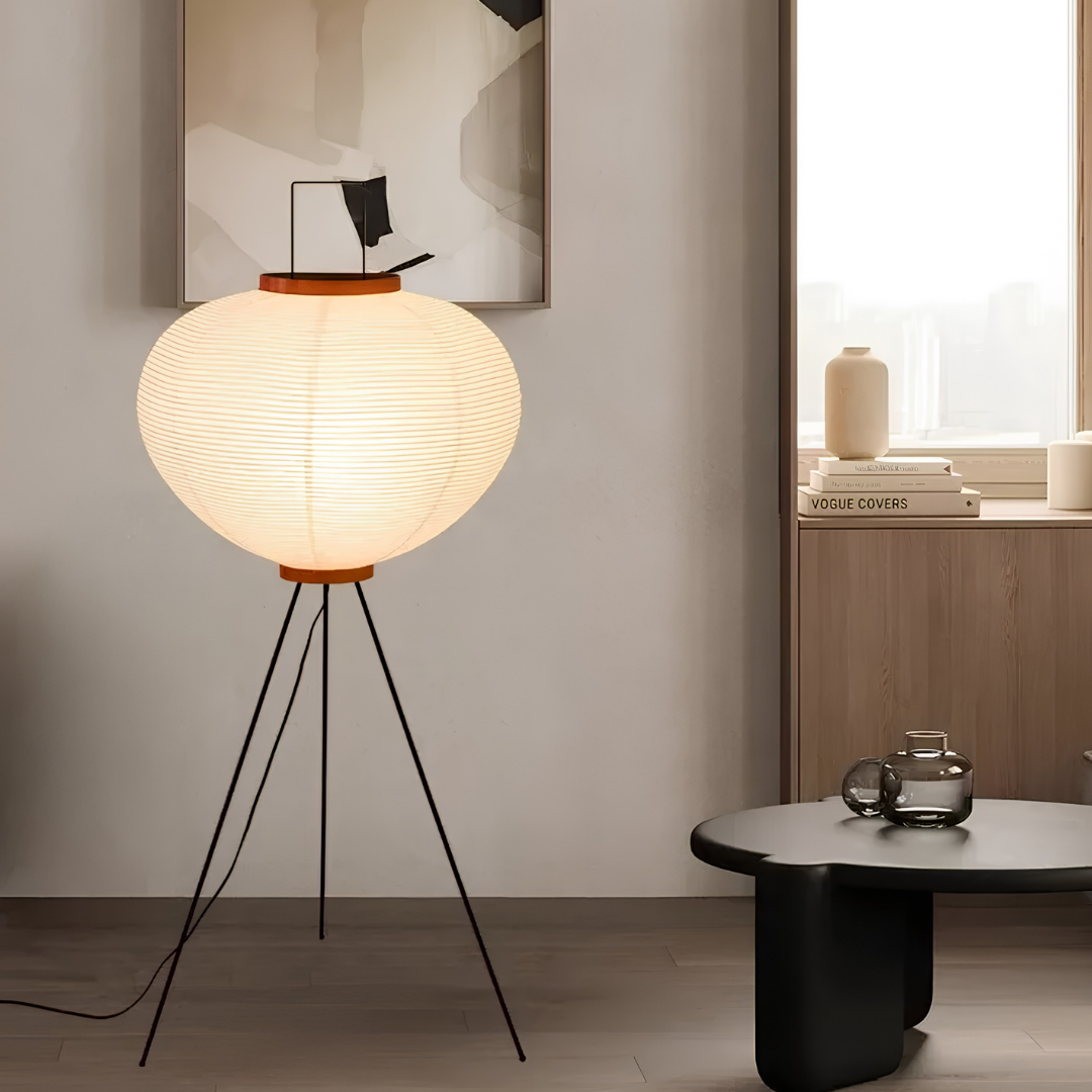 Noguchi Floor Lamp Bedside table